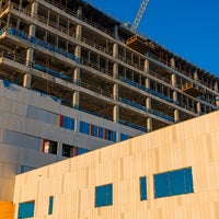 Walls on the building going up