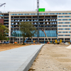 Hospital from the new front sidewalk