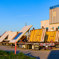 New materials being delivered to the site