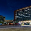 Campus before sunrise