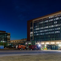 Campus before sunrise