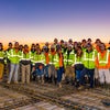 A group of the workers