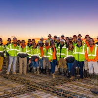A group of the workers