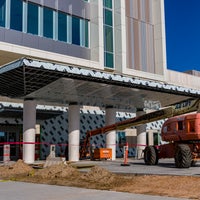 Emergency Entrance awning progress