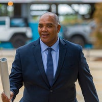 Cornerstone Ceremony -- Board Member Brian Wyer