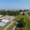 Overhead pan of future Baptist Hospital Campus