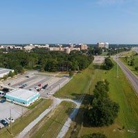 Overhead pan of future Baptist Hospital Campus