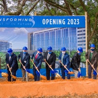 Shoveling ceremony at Baptist Health Care New Health Campus groundbreaking.