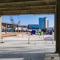 Behavioral Health Unit with Baptist Hospital in View