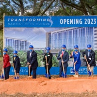 Shoveling ceremony at Baptist Health Care New Health Campus groundbreaking.
