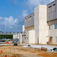 Image of side of new Bear Family Foundation Health Center.