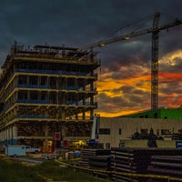 Construction sunrise