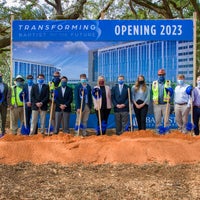 Shoveling ceremony at Baptist Health Care New Health Campus groundbreaking.