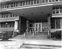 Baptist Hospital main entrance.
