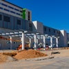 View of Bear Family Foundation Health Center from parking lot.