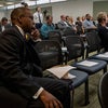 Attendees of press conference listen to new Baptist Hospital announcement