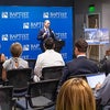 Mark Faulkner President and CEO of Baptist Health Care announcing plans for new Baptist Hospital Campus at press conference