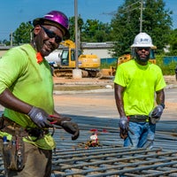 Assembling rebar for the Behavioral Health Unit