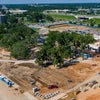 BH Roof View of Park Construction