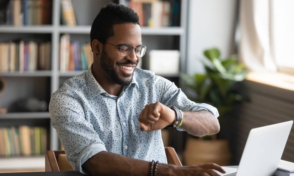 Man finishing work on time strategy to avoid burnout.jpeg