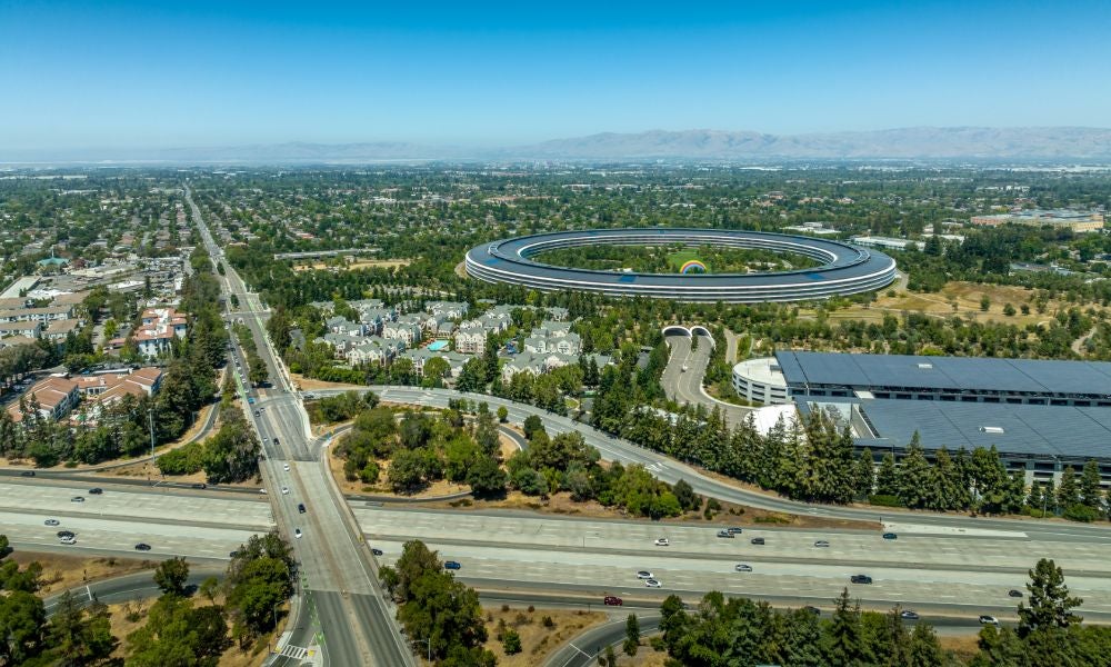 Cupertino in California – where salaries are higher for employees who might otherwise be considering a move to Georgia.jpeg