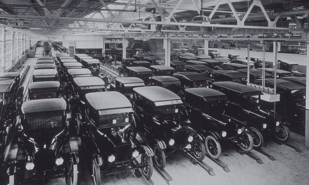 Henry Ford adopted a five-day, 40-hour work week – a first for factory workers.jpg