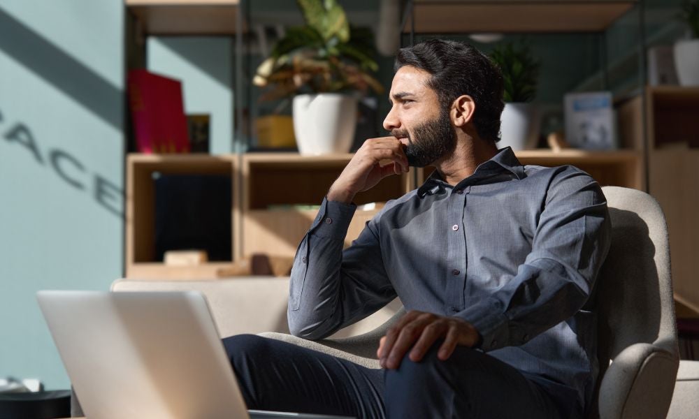 Patient man thinking about work career leadership progress.jpeg