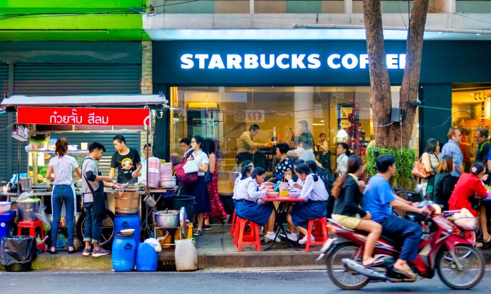 Starbucks used LINE when expanding into Thailand.jpg