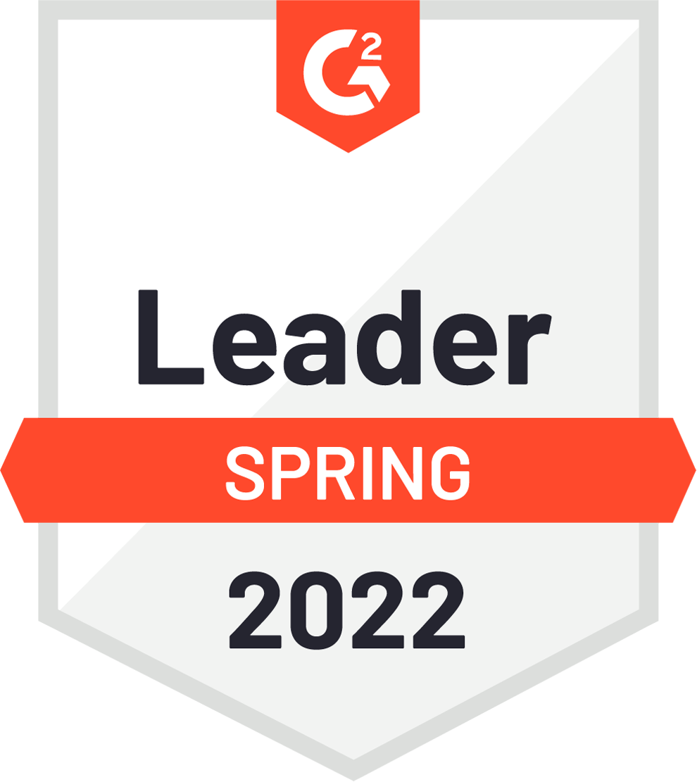 Leader in the Headless CMS Grid, Spring 2022 badge