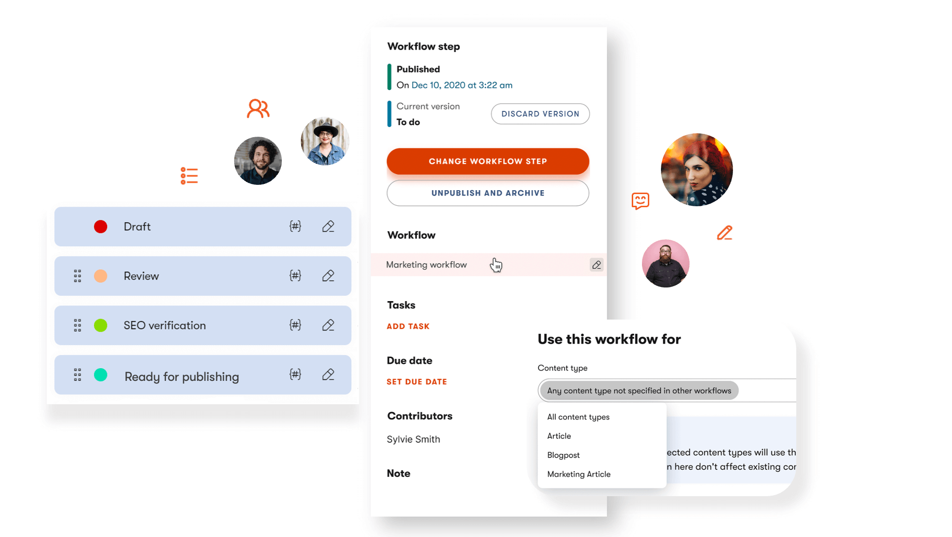 Improving collaboration with workflows in Kontent by Kentico