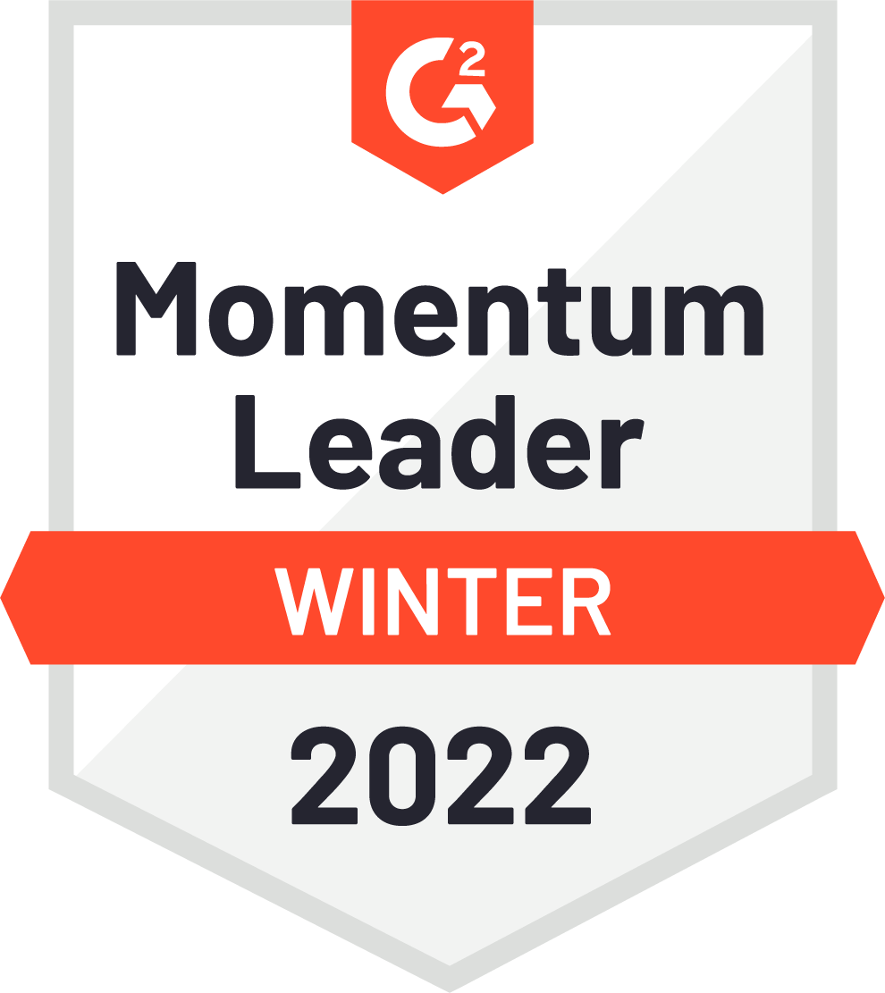 Leader in the Momentum Grid for Web Content Management on G2