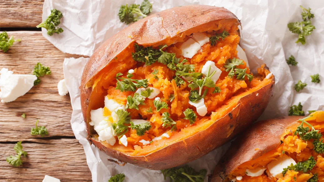 5-Minute Baked Yams