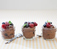 Summer Berry Chocolate Mousse