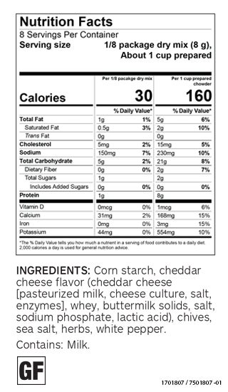 Creamy Chowder Seasoning (Pkg 3)