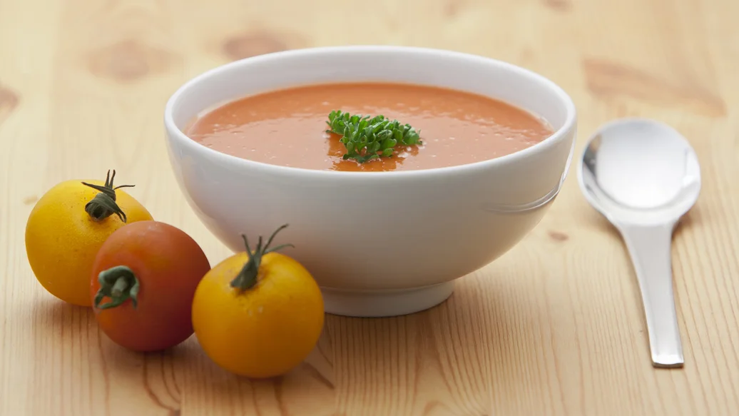 Yellow Tomato and Smoked Paprika Gazpacho