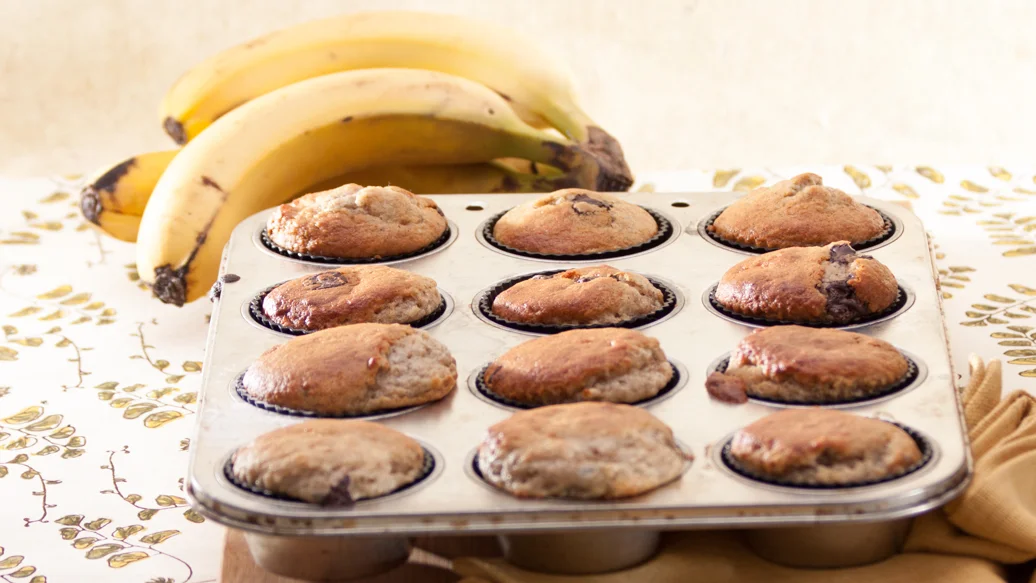 Chocolate Banana Muffins