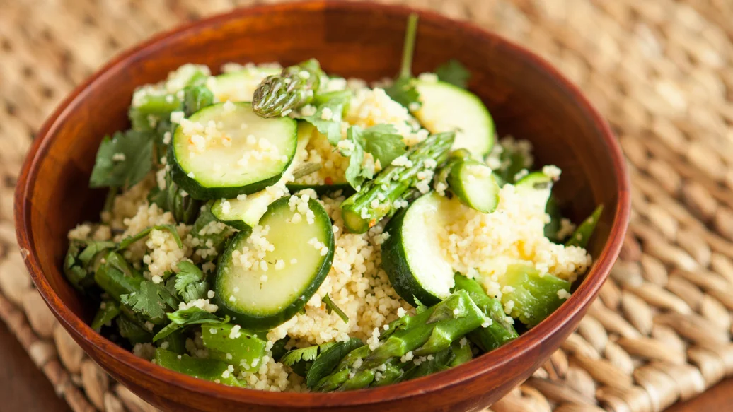 Moroccan Green Couscous Salad