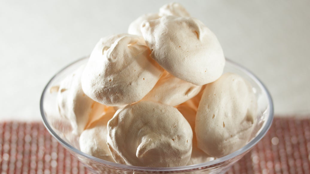 Mini meringues aux amandes