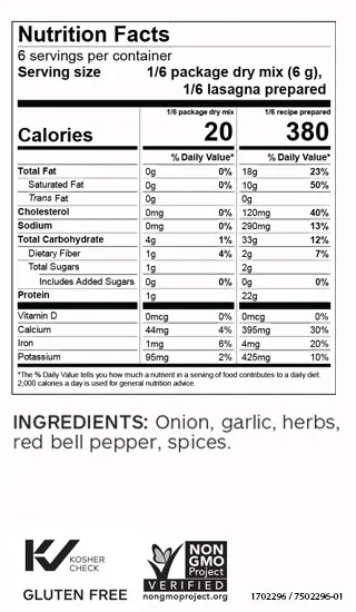 Speedy Lasagna Seasoning (Pack of 3)