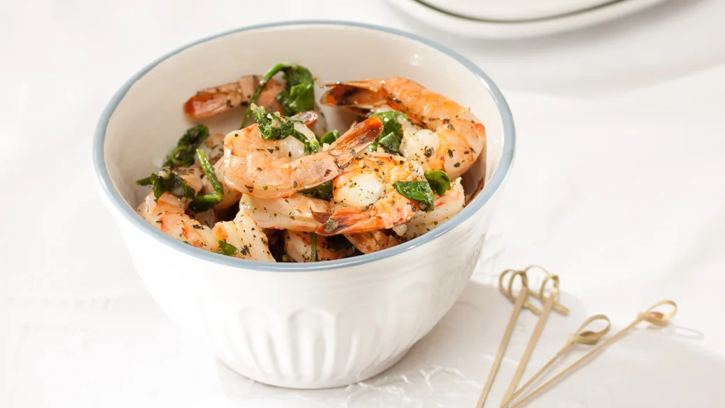 Sylvie’s Easy Mediterranean Shrimp