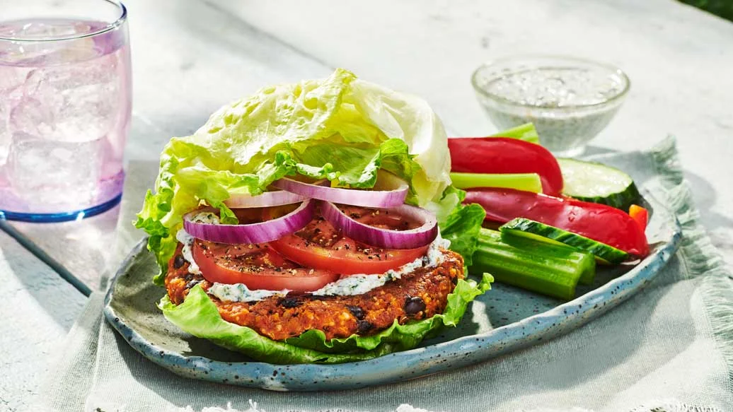 Smoky Veggie Burger