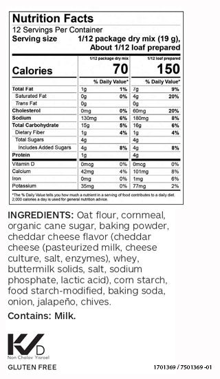 Cheddar & Jalapeño Cornbread Mix (Pack of 2)