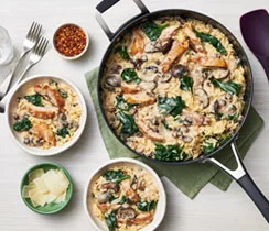 Garlic Parmesan One-Pot Chicken Orzo