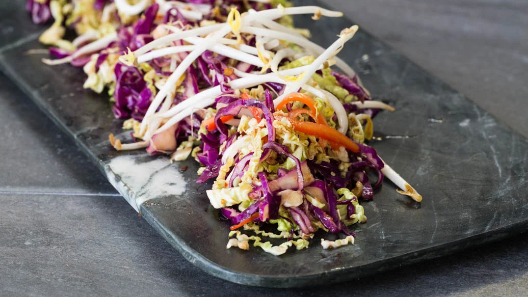 Asian Hot and Sour Coleslaw