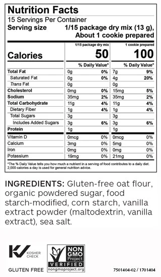 Shortbread Cookies Mix (2pk)