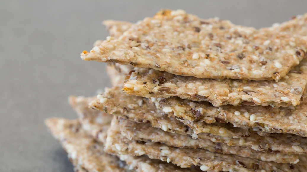 Whole-Grain Rosemary Crackers