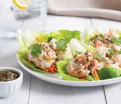 No-Cook Shrimp Salad Wraps