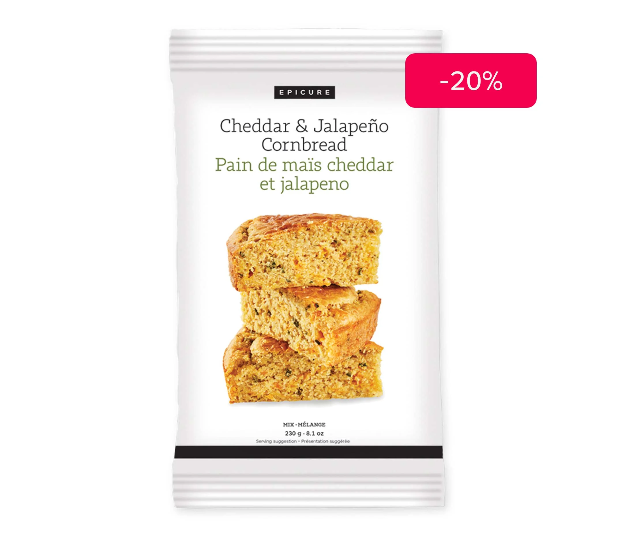 Cheddar & Jalapeño Cornbread Mix (Pack of 2)

