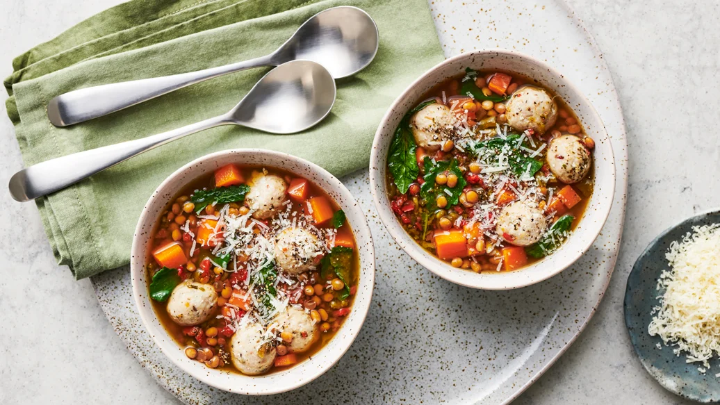 Mini Meatball Soup