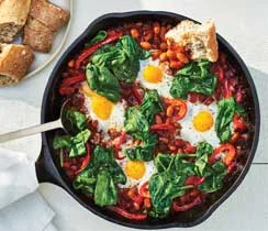 Rancher Style Baked Beans & Eggs